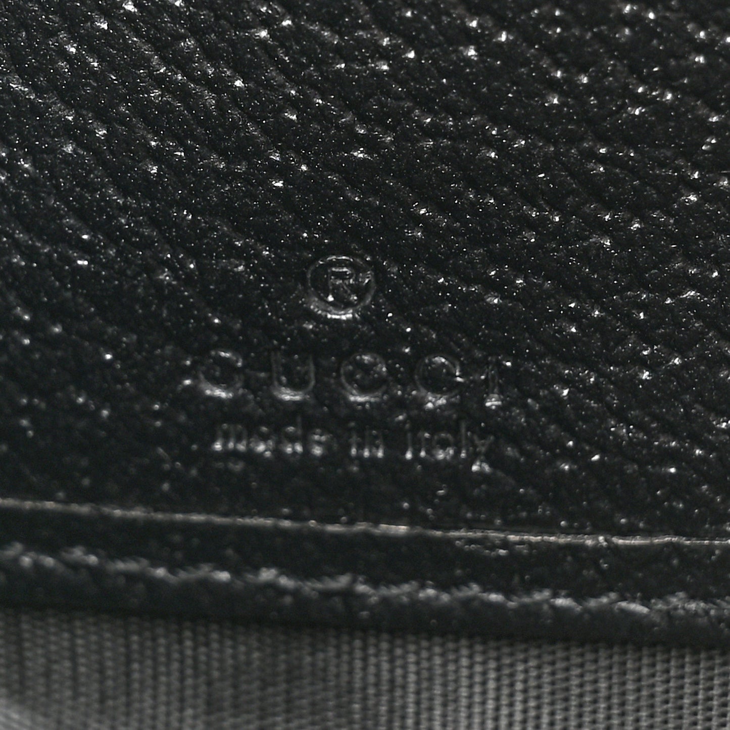Canvas Monogram Jumbo GG Textured Dollar Calfskin Continental Wallet Black