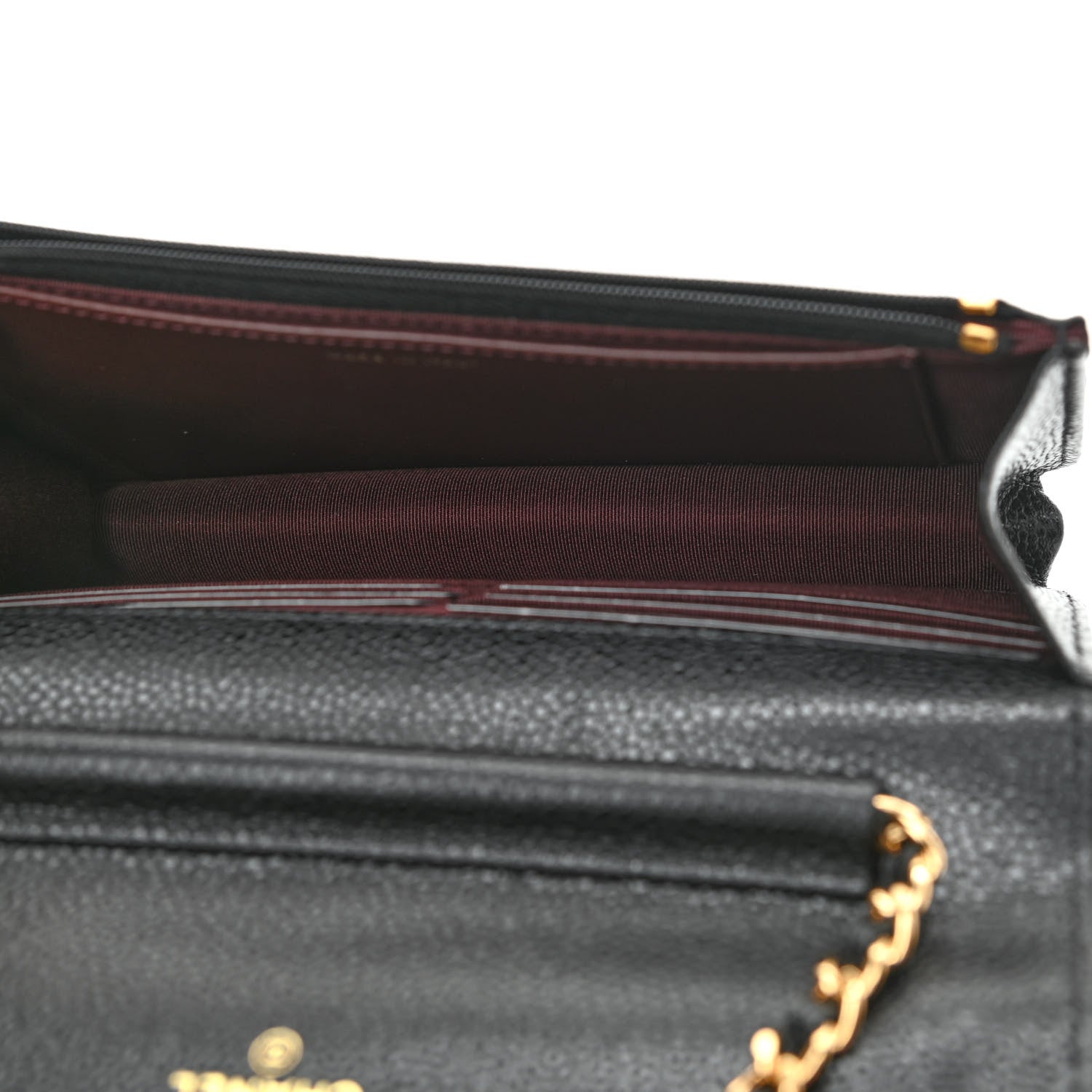 Chanel Caviar Quilted Wallet On Chain WOC Black 5 of 10