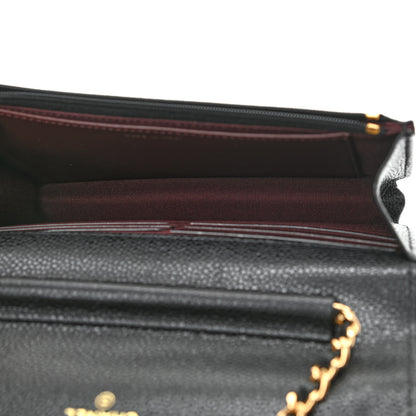 Chanel Caviar Quilted Wallet On Chain WOC Black 5 of 10
