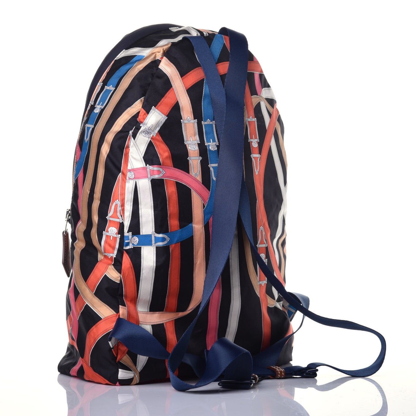 Silk Barenia Cavalcadour Airsilk Backpack Black Bleu Marine Fauve