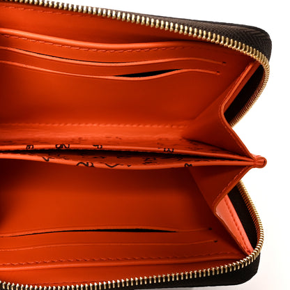 Louis Vuitton Catogram Zippy Coin Purse Marron 5 of 7