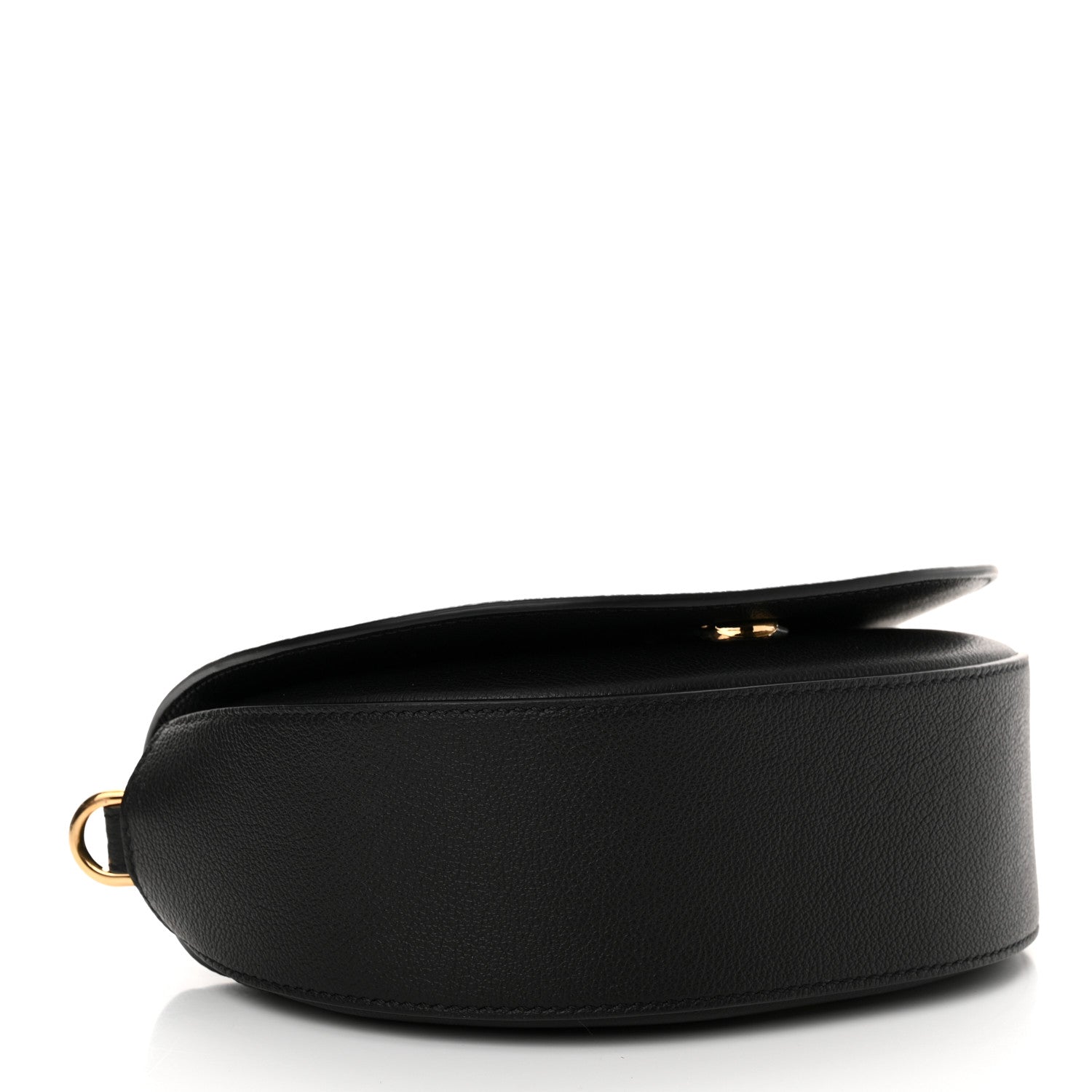 Versace Grained Calfskin La Medusa Small Shoulder Bag Black 4 of 10