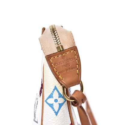 Louis Vuitton Monogram Multicolor Pochette Accessories White 7 of 14