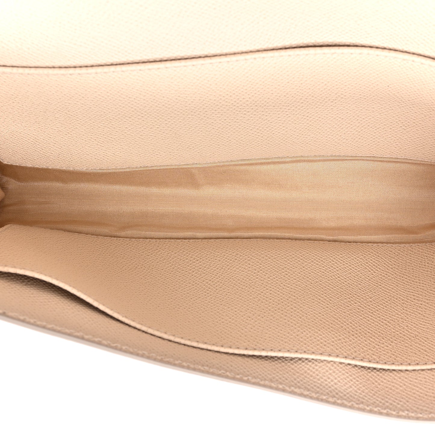 Hammered Calfskin Mini Gancini Icona Bag Beige