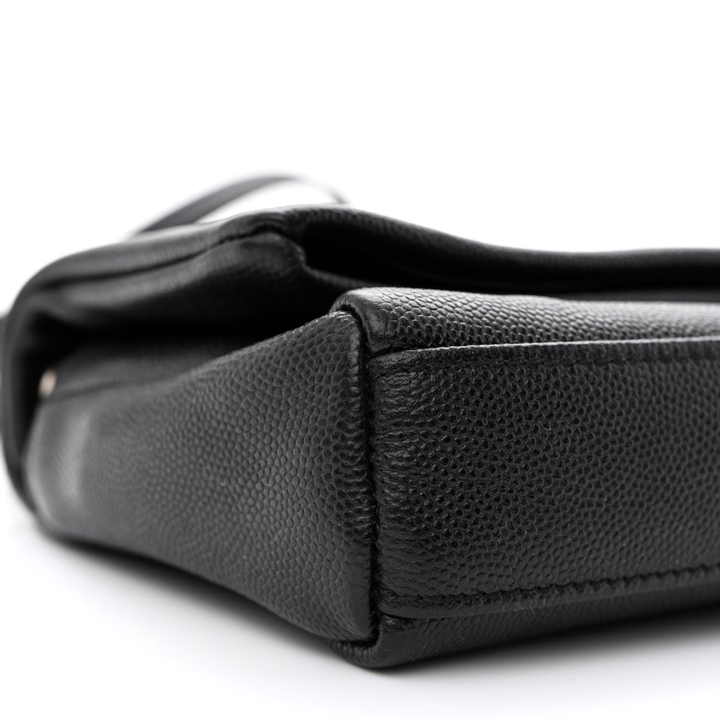 Grain De Poudre Monogram Toy West Hollywood Fold-Over Bag Black
