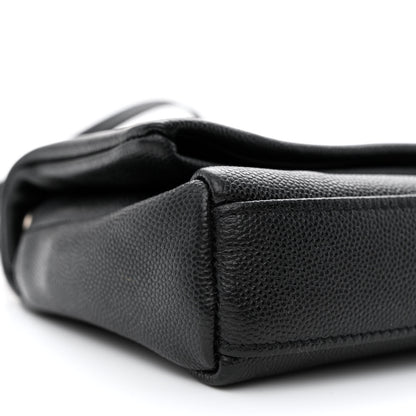 Saint Laurent Grain De Poudre Monogram Toy West Hollywood Fold-Over Bag Black 9 of 11