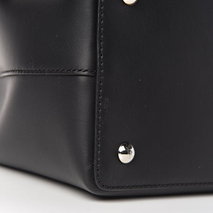Fendi Vitello Baltico Dolce Studded Petite 2Jours Tote Black Multicolor 10 of 13