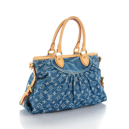 Louis Vuitton Denim Neo Cabby MM Blue 3 of 7