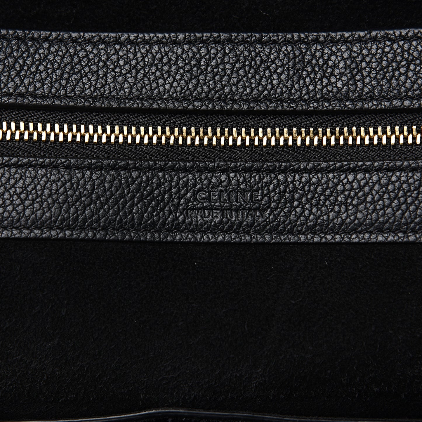 Soft Grained Calfskin Small Belt Cabas Phantom Black