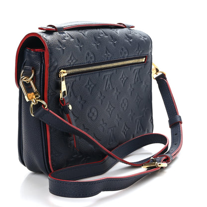 Louis Vuitton Empreinte Pochette Metis Marine Rouge 3 of 11