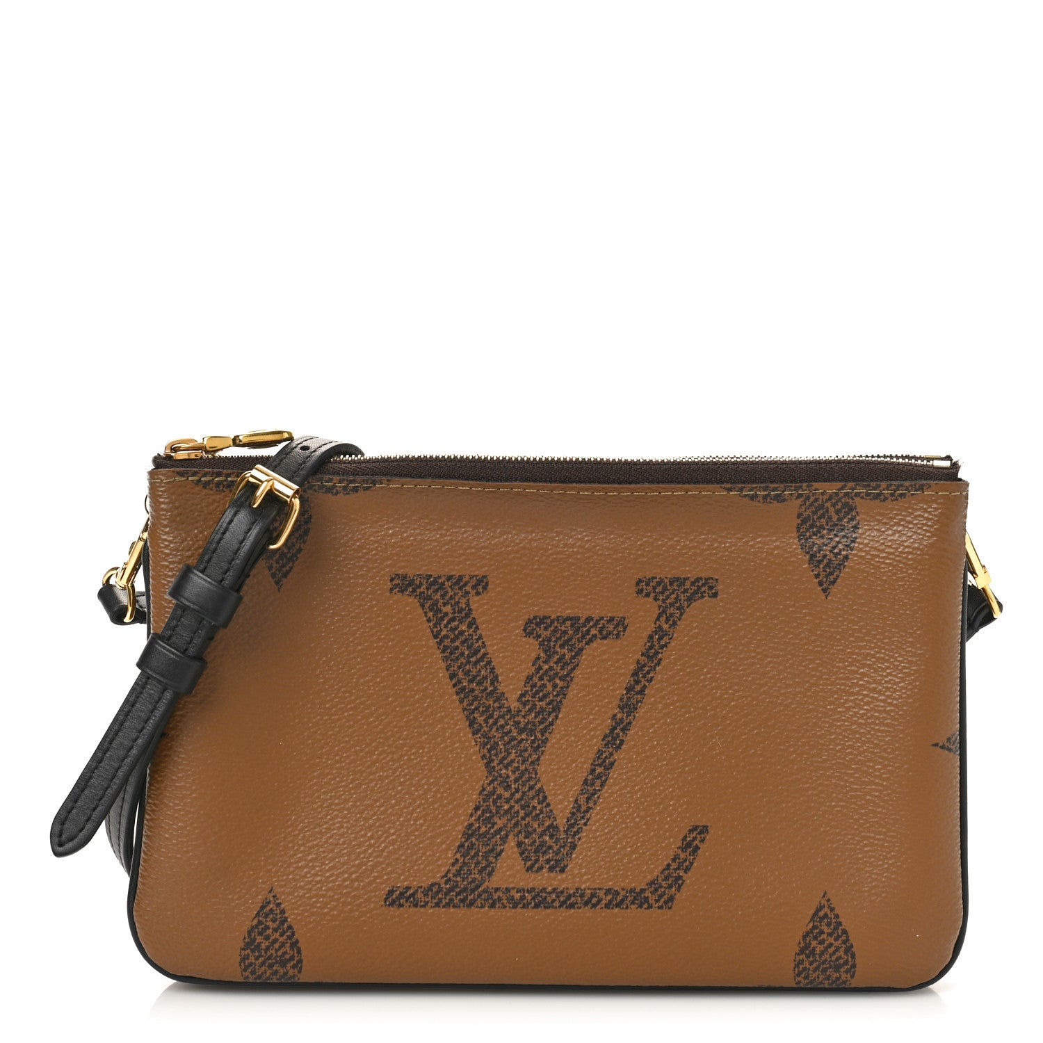 Louis Vuitton Reverse Monogram Giant Double Zip Pochette 1 of 8