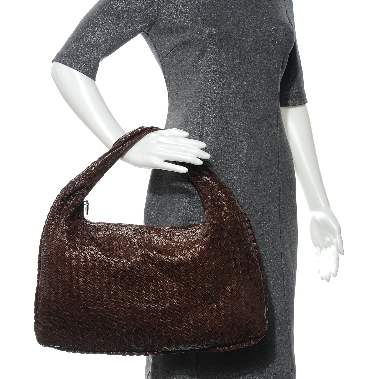 Intagli Intrecciato Large Veneta Hobo Ebano
