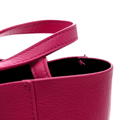Balenciaga Calfskin XXS Everyday Tote Rose Magenta Black 10 of 14