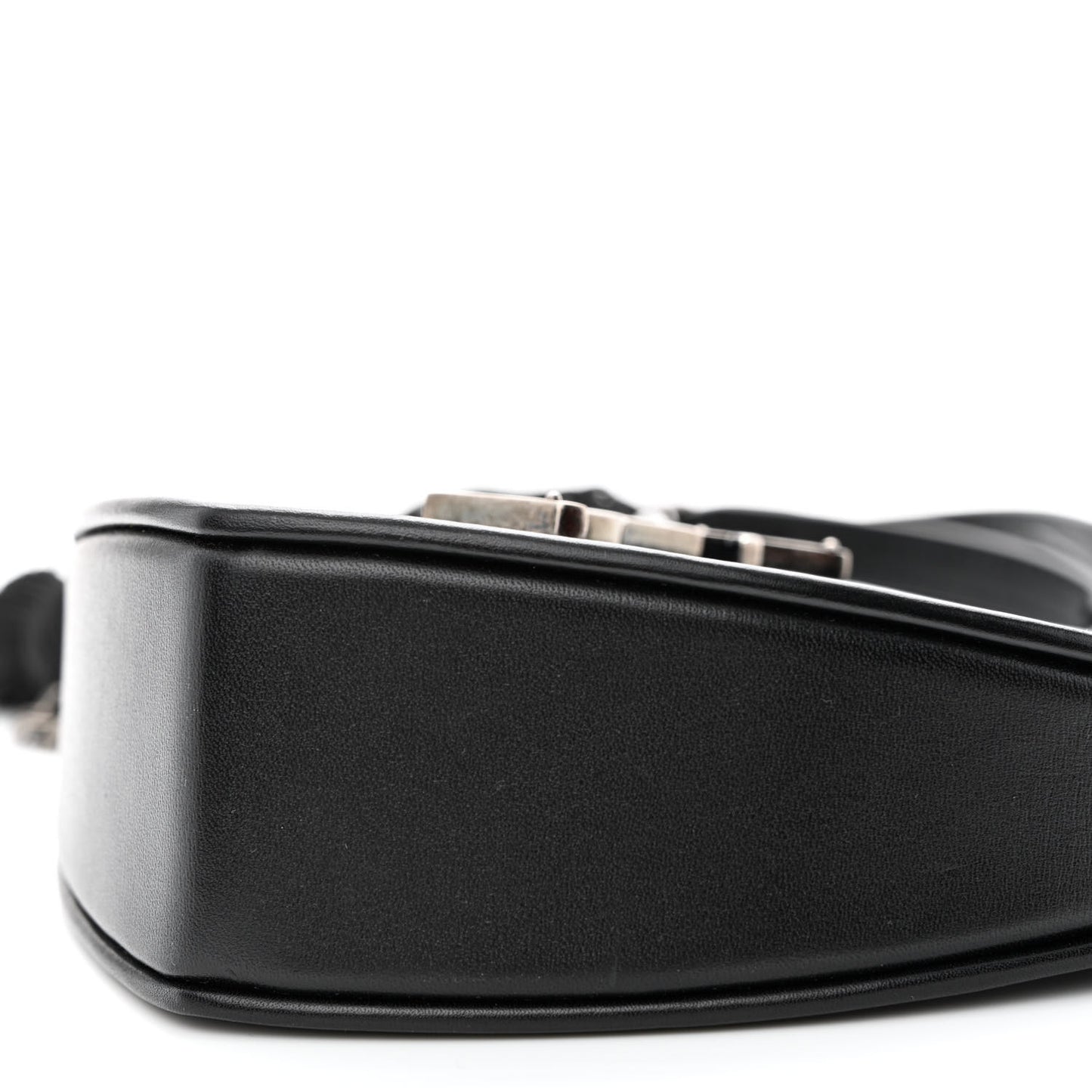Calfskin Small Monogram Love Shoulder Bag Black