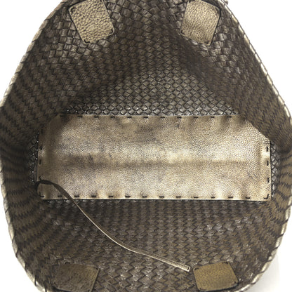 Bottega Veneta Intrecciato Medium Cabat Platino Ossidato 6 of 23