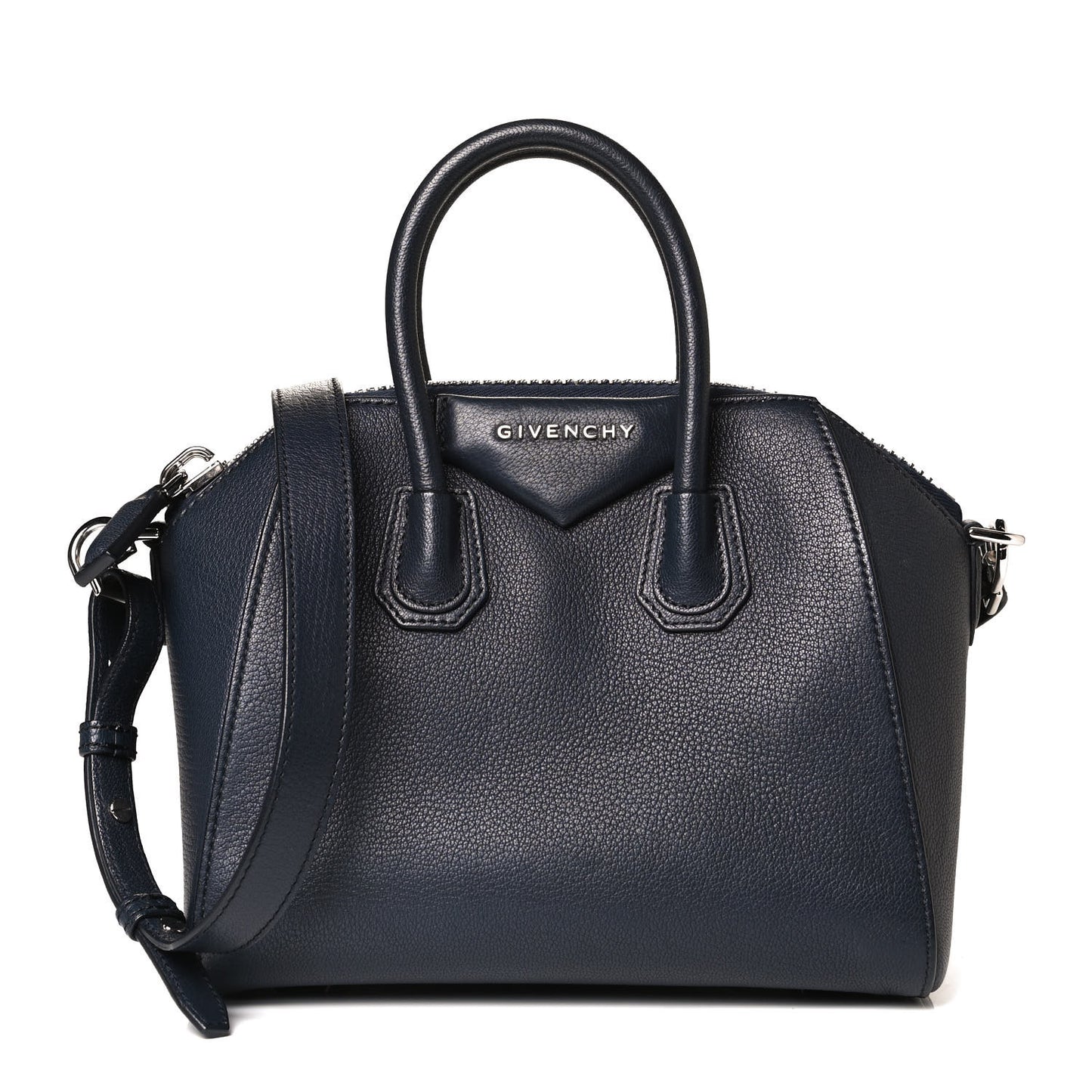 Sugar Goatskin Mini Antigona Night Blue