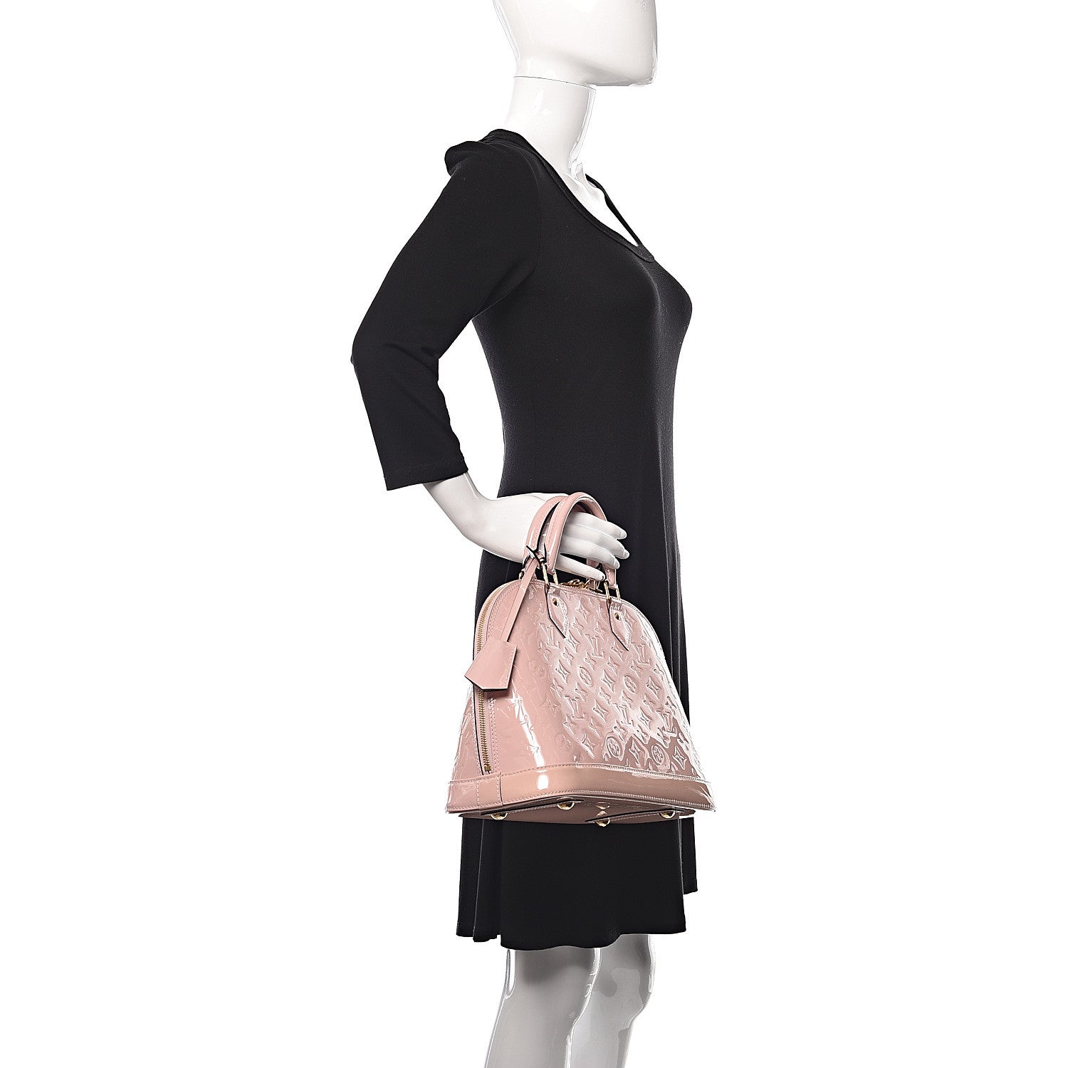 Louis Vuitton Vernis Alma PM Rose Ballerine 2 of 15
