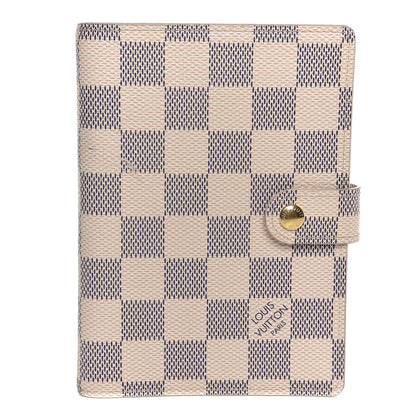 Louis Vuitton Damier Azur Small Ring Agenda Cover 1 of 7