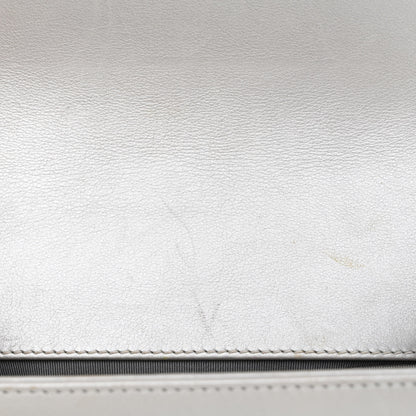 Chanel Metallic Lambskin Quilted Small Boy Flap Silver 12 of 13