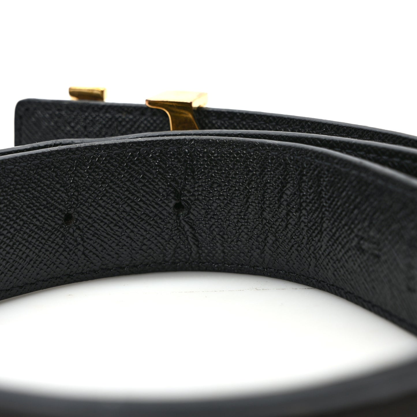 Monogram Calfskin 40mm LV Initiales Reversible Belt 80 32 Black