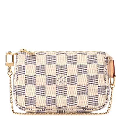 Louis Vuitton Damier Azur Mini Pochette Accessories 1 of 10