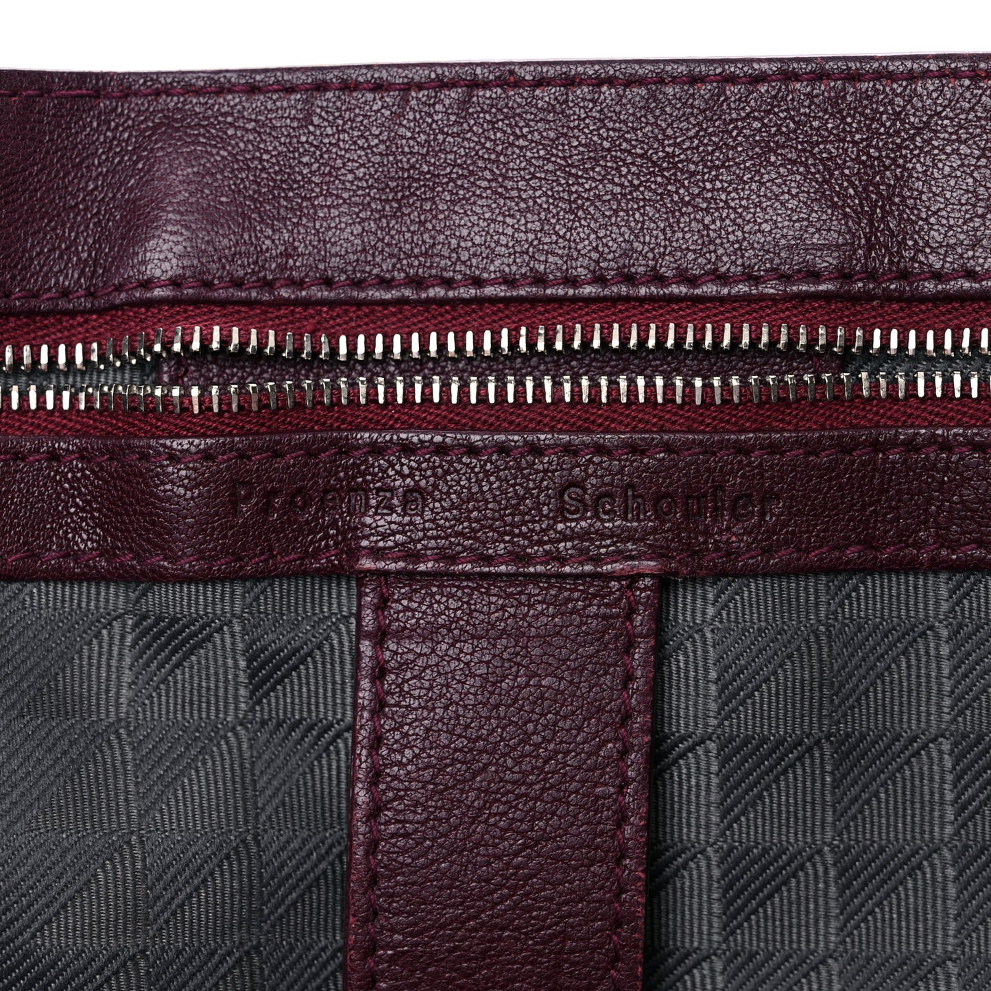 Lambskin PS1 Large Satchel Oxblood