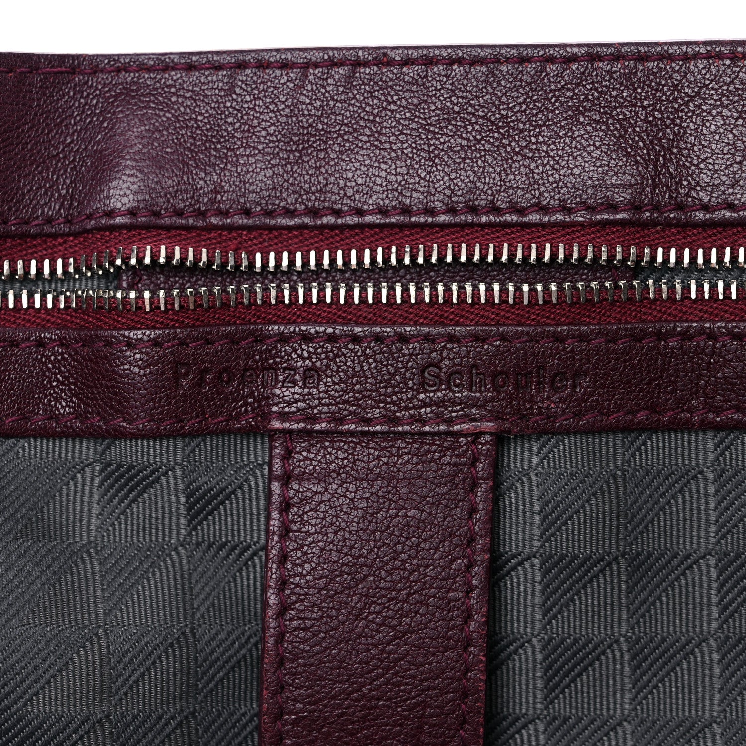 Proenza Schouler Lambskin PS1 Large Satchel Oxblood 6 of 29