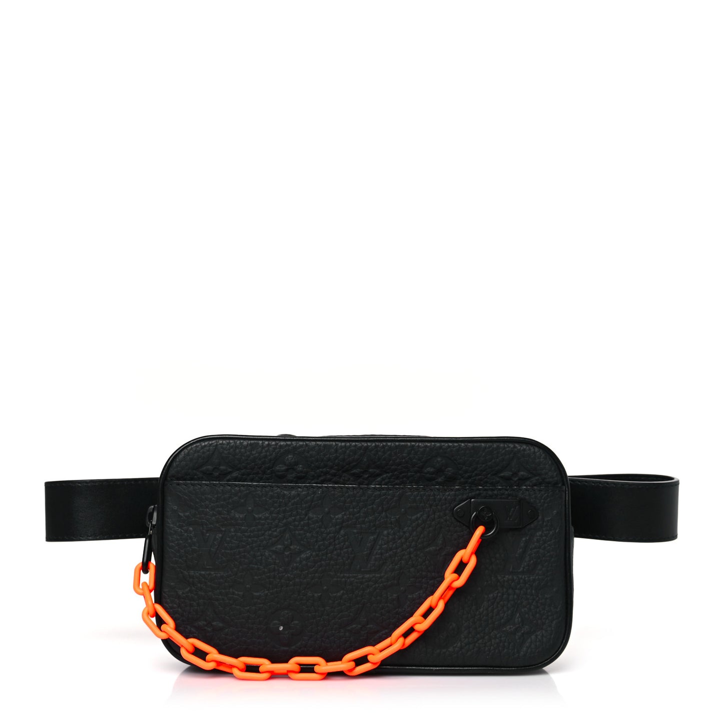 Taurillon Monogram Uniformes Solar Ray Soft Pochette Volga Belt Bag Black