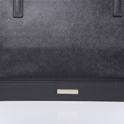 Burberry Saffiano Top Handle Tote Black 18 of 25