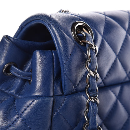 Chanel Lambskin Quilted Small Urban Spirit Backpack Blue 13 of 14