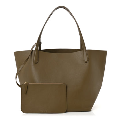 Mansur Gavriel Supple Calfskin Everyday Soft Tote Bamboo 3 of 11