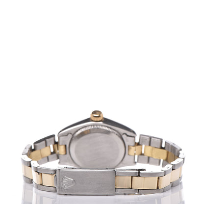 Rolex Stainless Steel 14K Yellow Gold 25mm Oyster Perpetual Watch Zephyr 6724 4 of 8