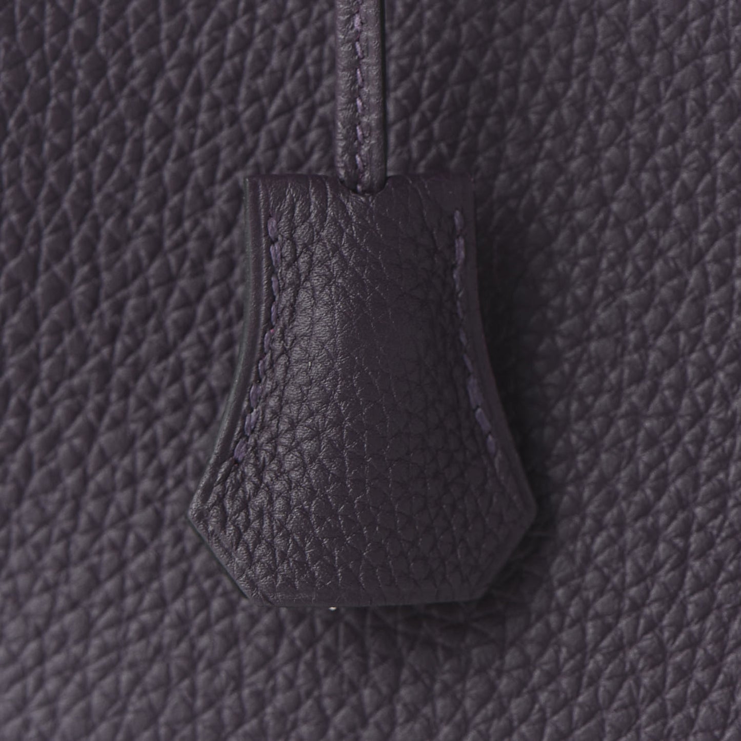 Togo Matte Alligator Kelly Retourne Touch 28 Raisin Prunoir
