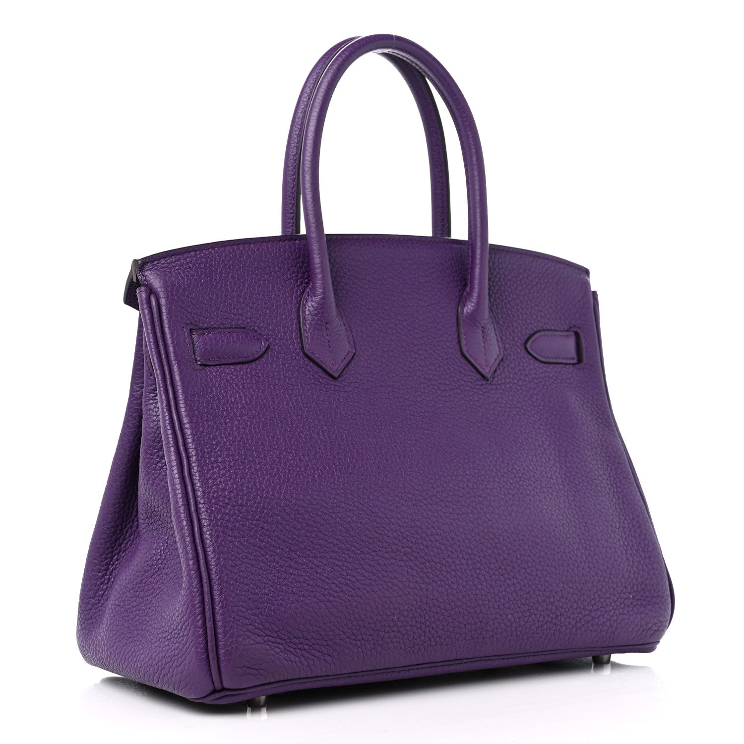Hermes Taurillon Clemence Birkin 30 Ultraviolet 3 of 13