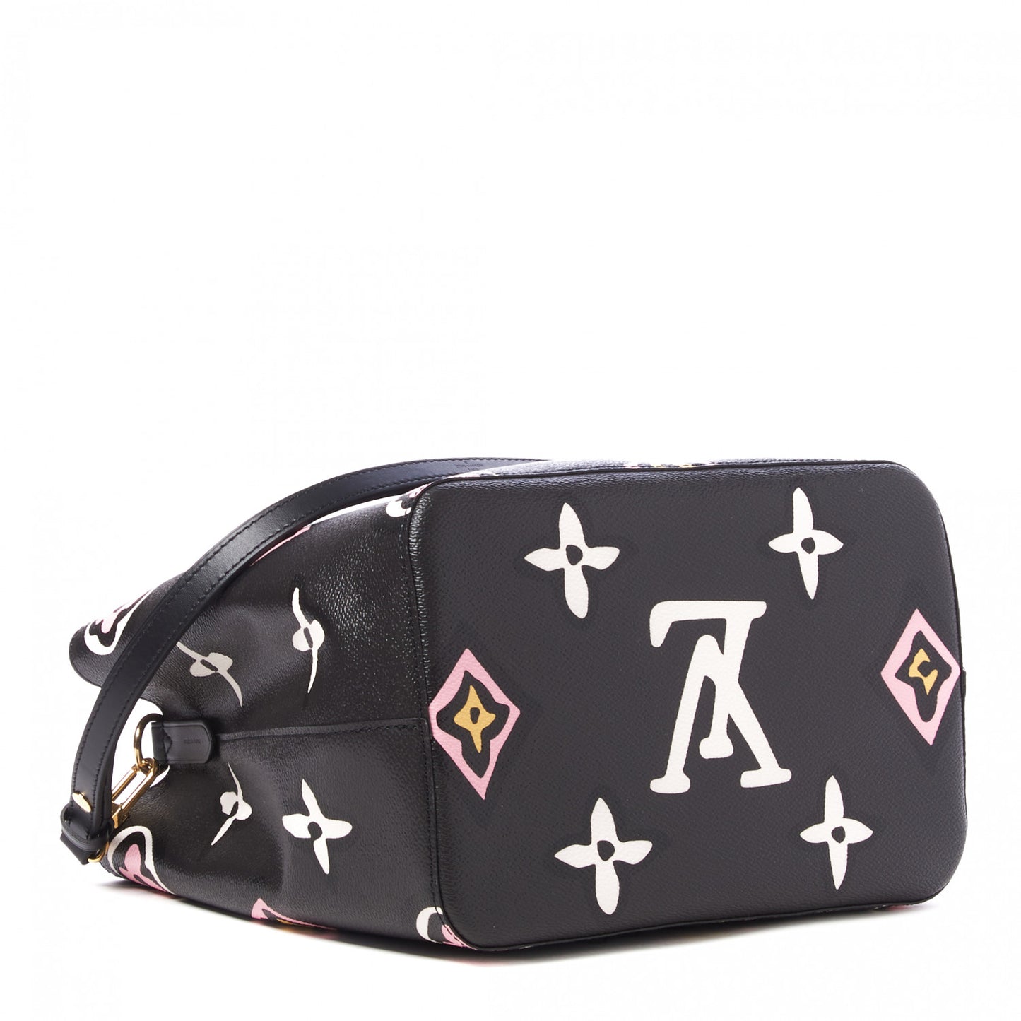 Monogram Giant Wild At Heart Neonoe MM Black