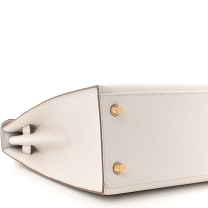 Hermes Epsom Kelly Sellier 25 Gris Pale 9 of 11