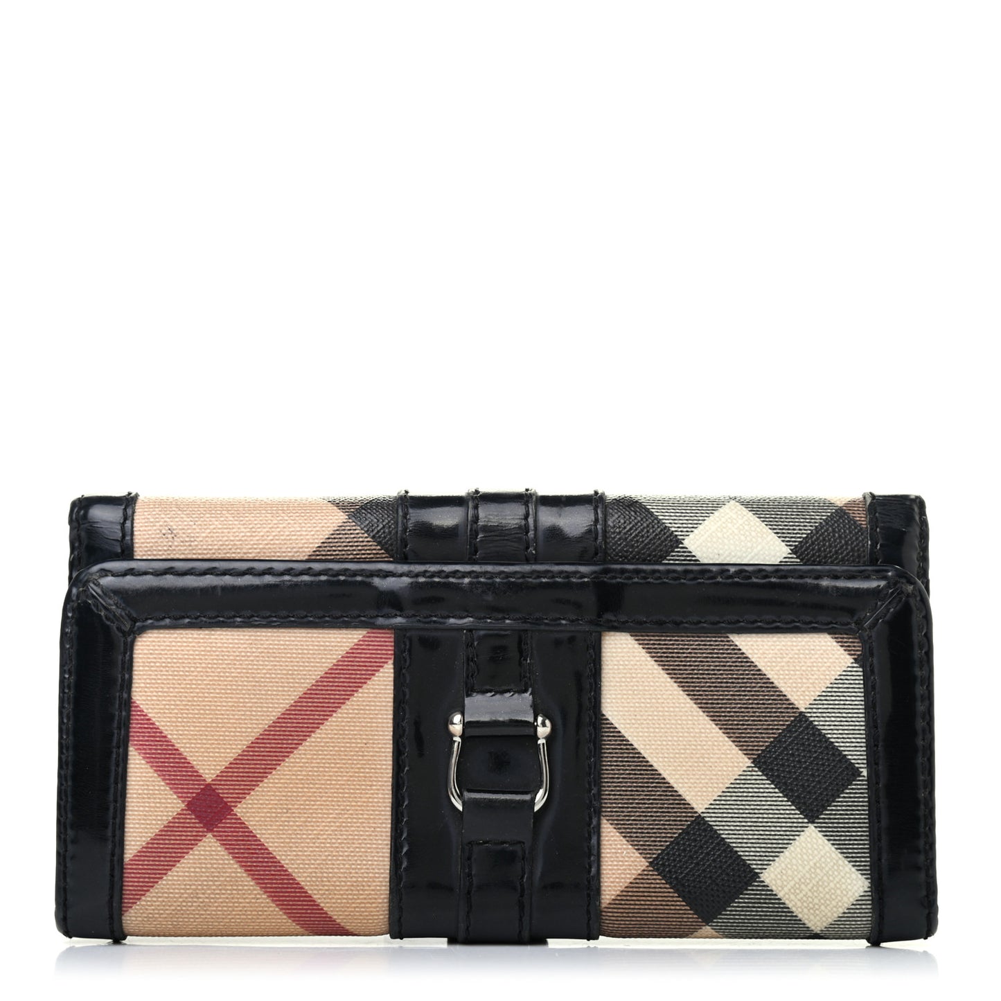 Nova Check Continental Wallet Black