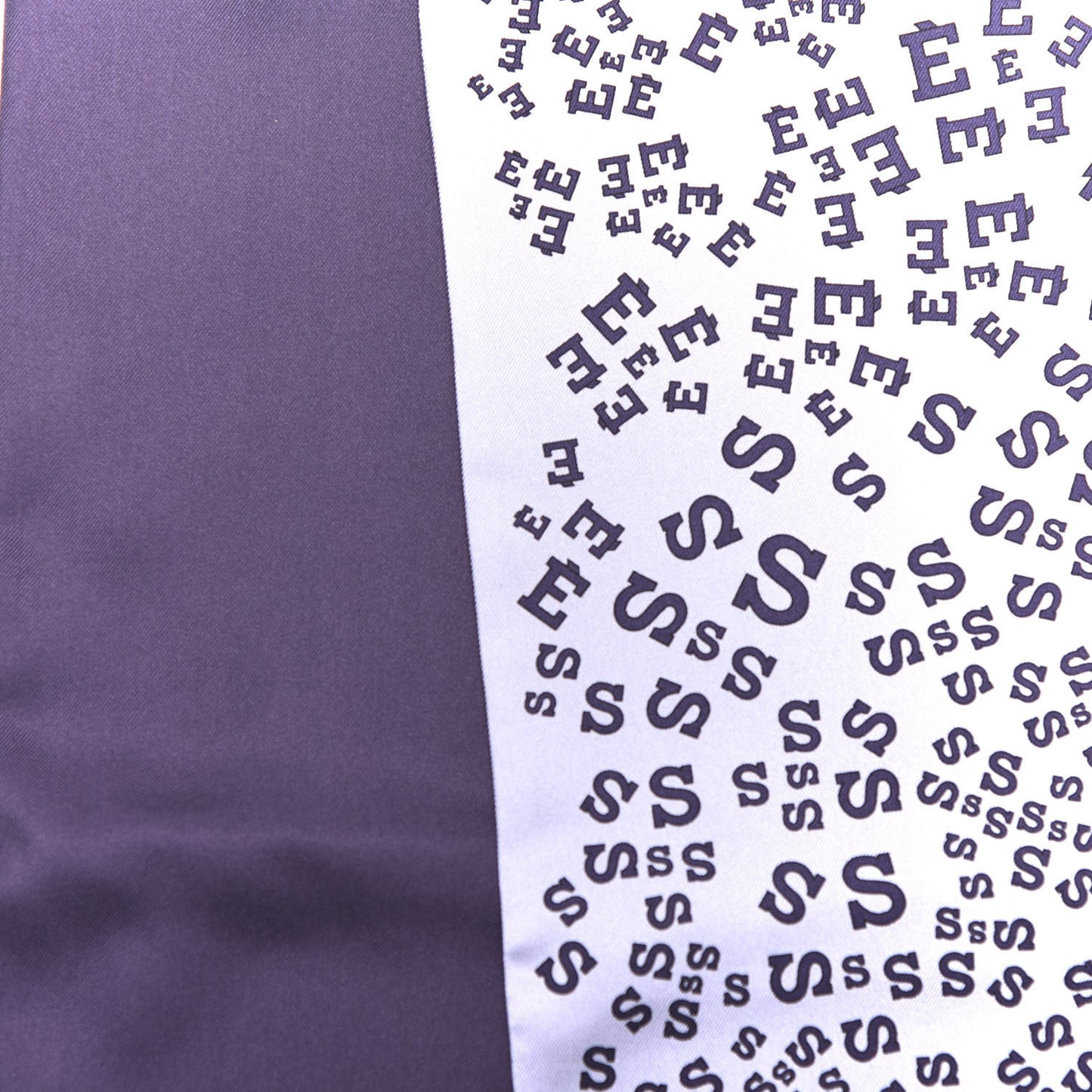 Silk Scattered Letters Muffler