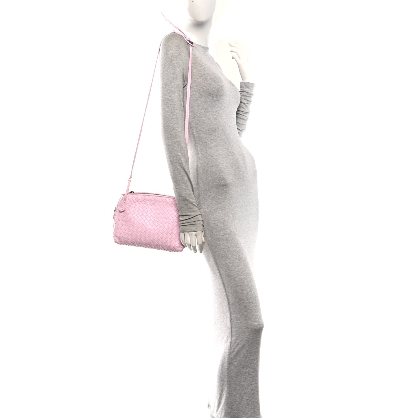 Nappa Intrecciato Nodini Crossbody Messenger Bliss Washed