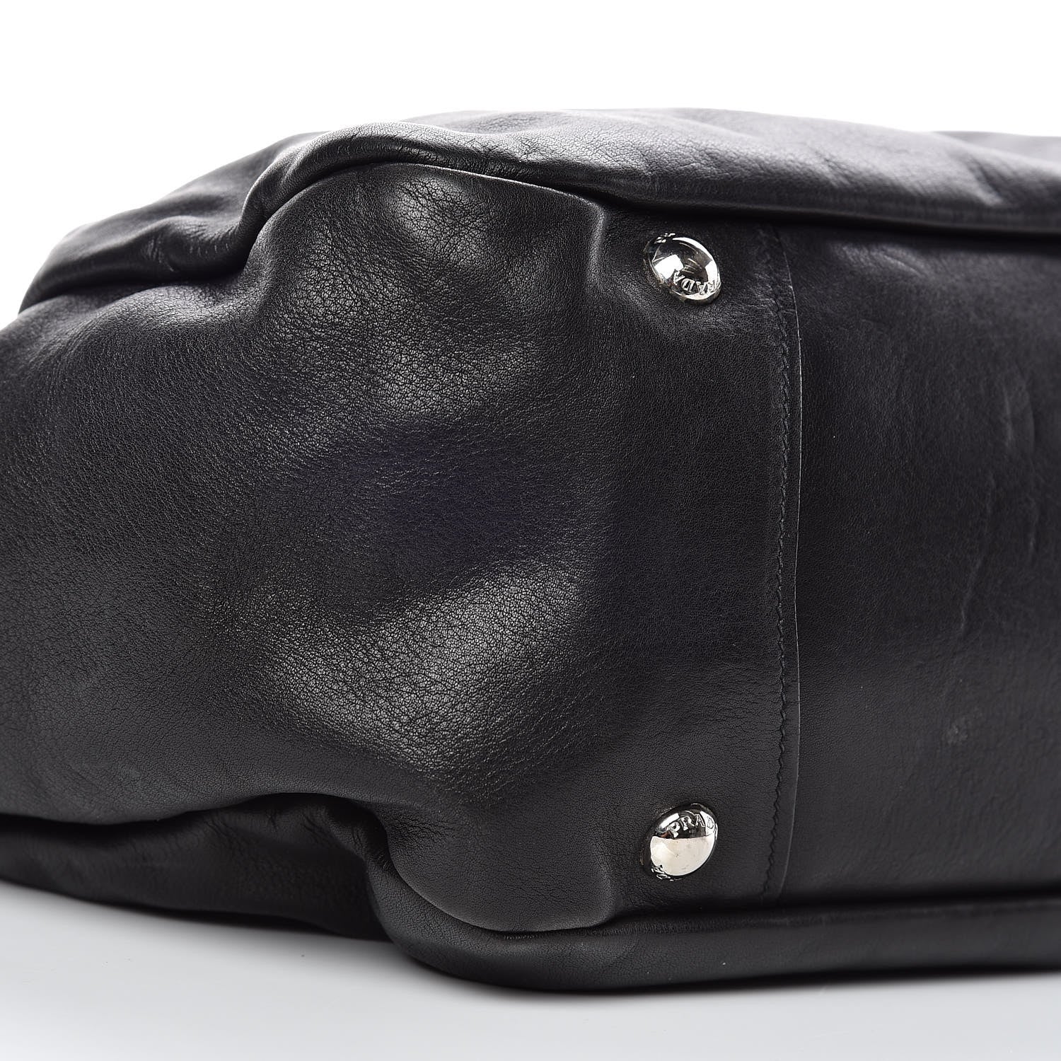 Prada Soft Calf Tote Black 5 of 11