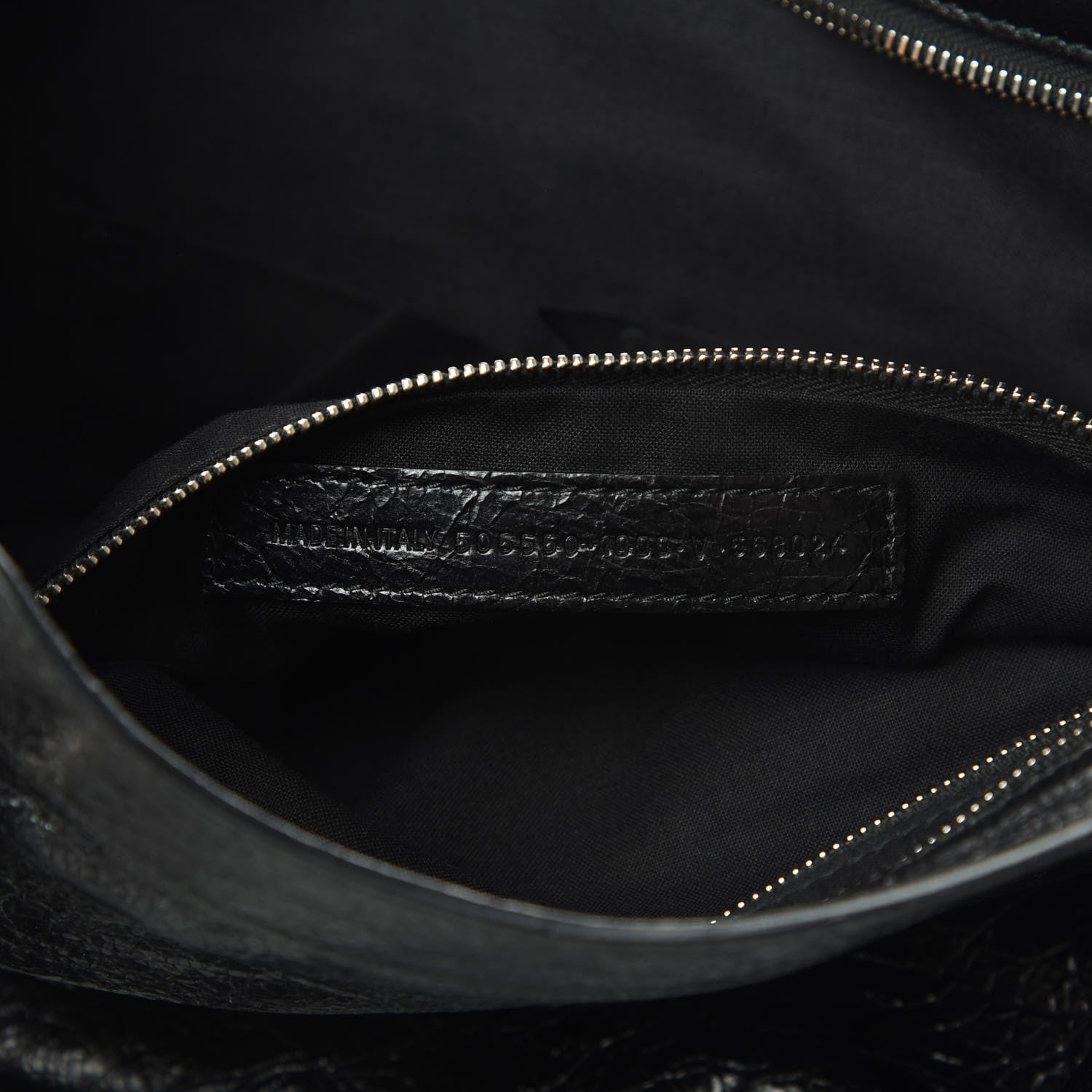 Balenciaga Agneau Classic Silver Hardware City Black 7 of 10
