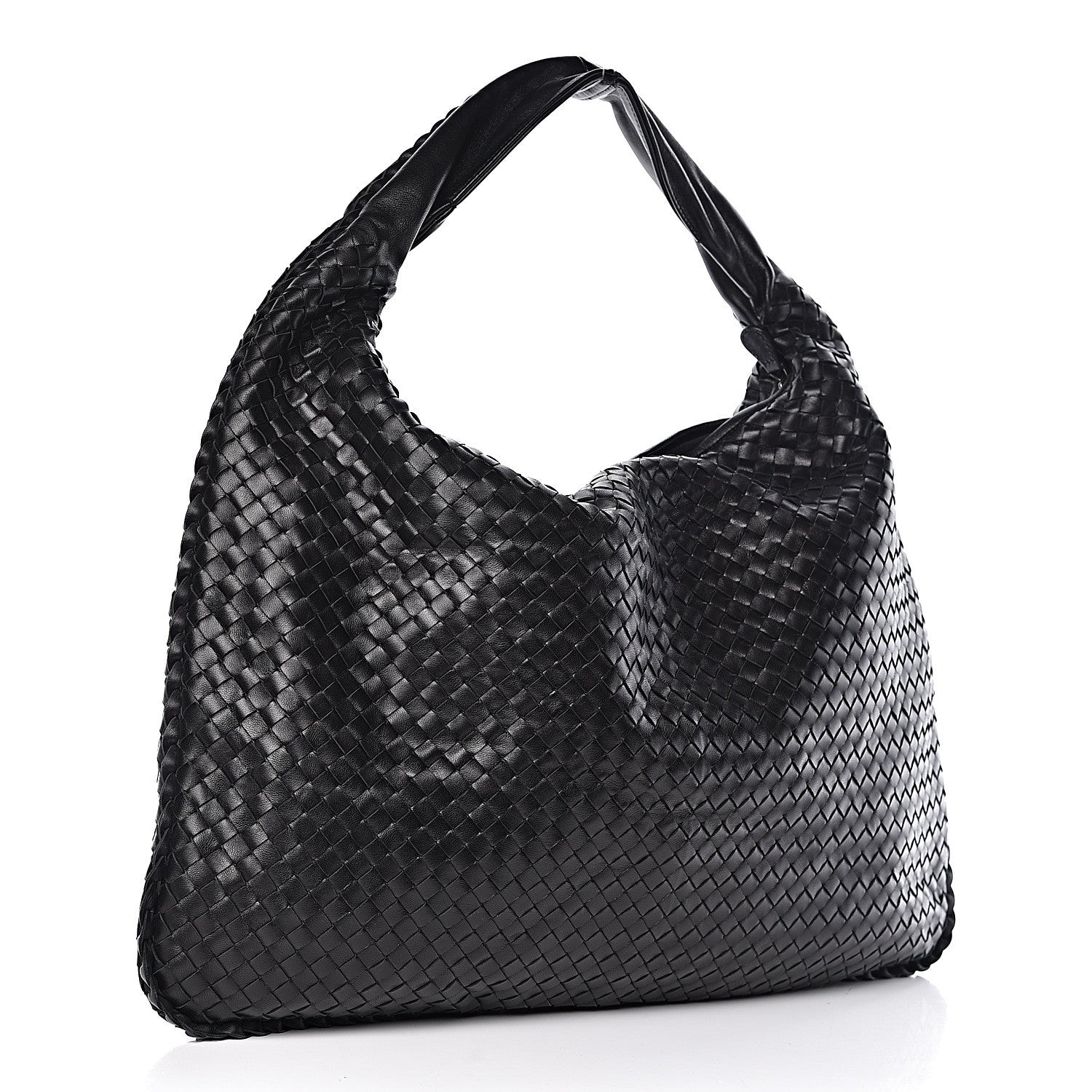 Bottega Veneta Nappa Intrecciato Large Veneta Hobo Black 3 of 14