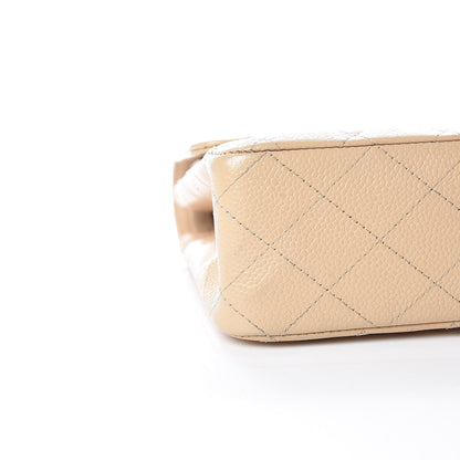 Chanel Caviar Quilted Medium Double Flap Beige Clair 8 of 10