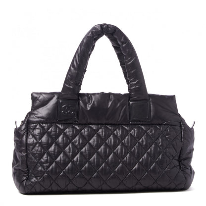 Chanel Nylon Coco Cocoon Zipped Tote Black 1 of 8