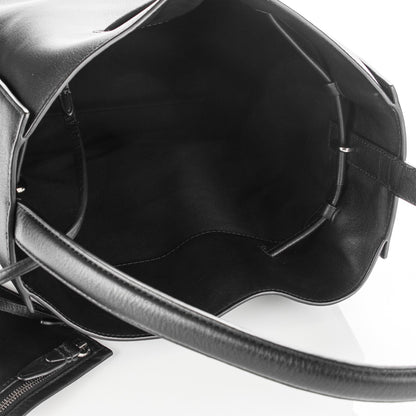 3.1 Phillip Lim 3.1 Calfskin Large Soleil Bucket Bag Black 5 of 8