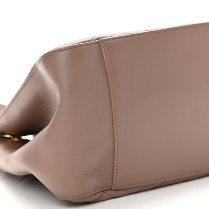 Gucci Calfskin Matelasse Medium GG Marmont Tote Porcelain Rose 9 of 10