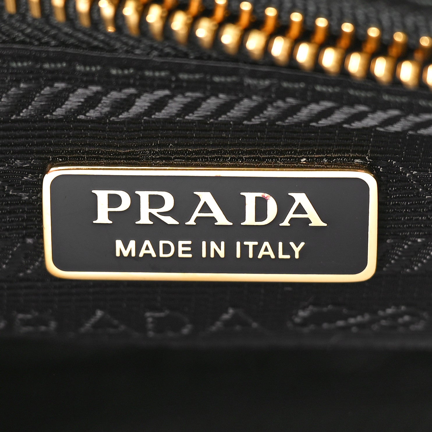 Prada Glossy Calfskin Medium Shoulder Bag Black 4 of 7