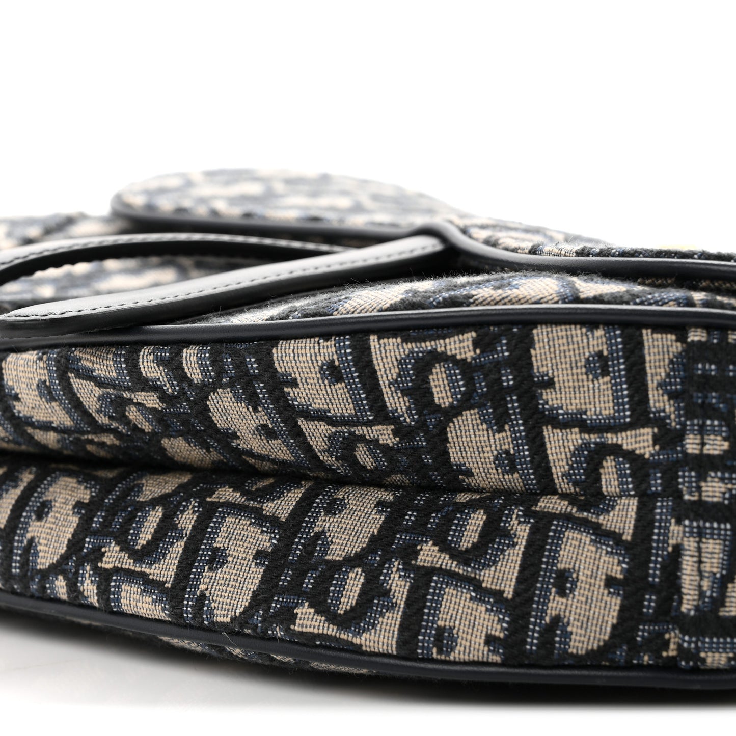 Oblique Saddle Bag With Strap Blue