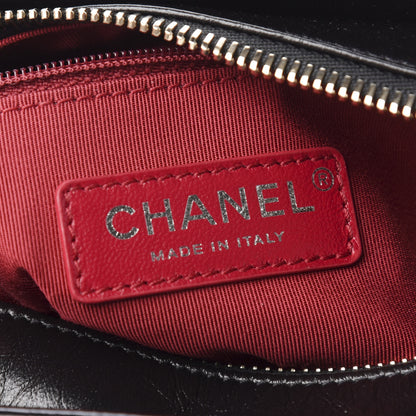 Chanel Aged Calfskin Quilted Small Gabrielle Hobo Black 8 of 11