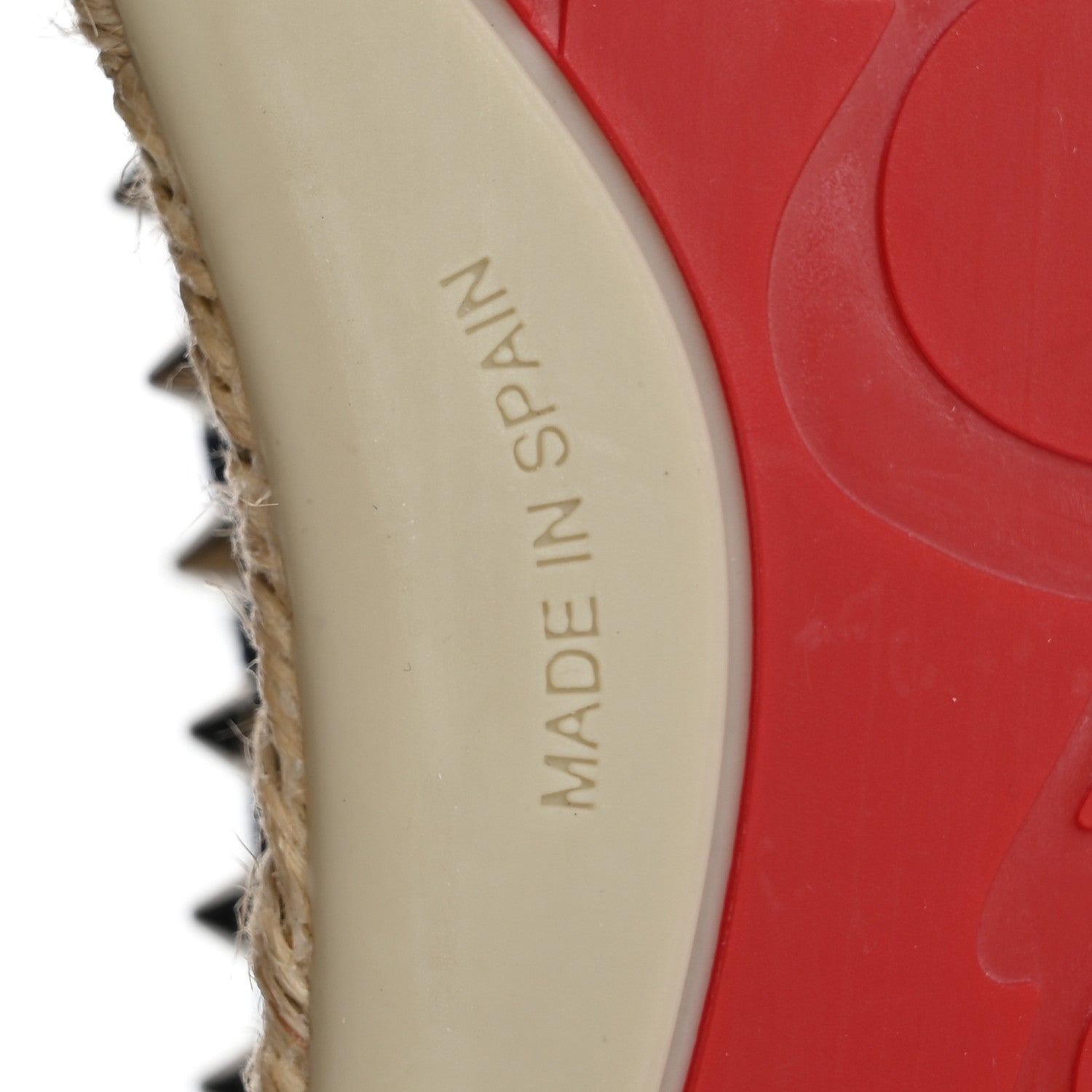 Christian Louboutin Canvas Espaboat Spikes Flat Espadrilles 37 Black 8 of 10